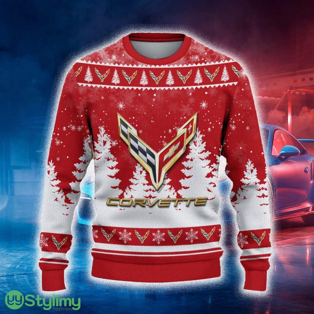 Chevrolet Corvette Ugly Christmas Sweater Tree Santa Hat Car For Fans Gift Familys Holidays 4 Chevrolet Corvette Ugly Christmas Sweater Tree Santa Hat Car For Fans Gift Familys Holidays - Chevrolet Corvette Ugly Christmas Sweater_2