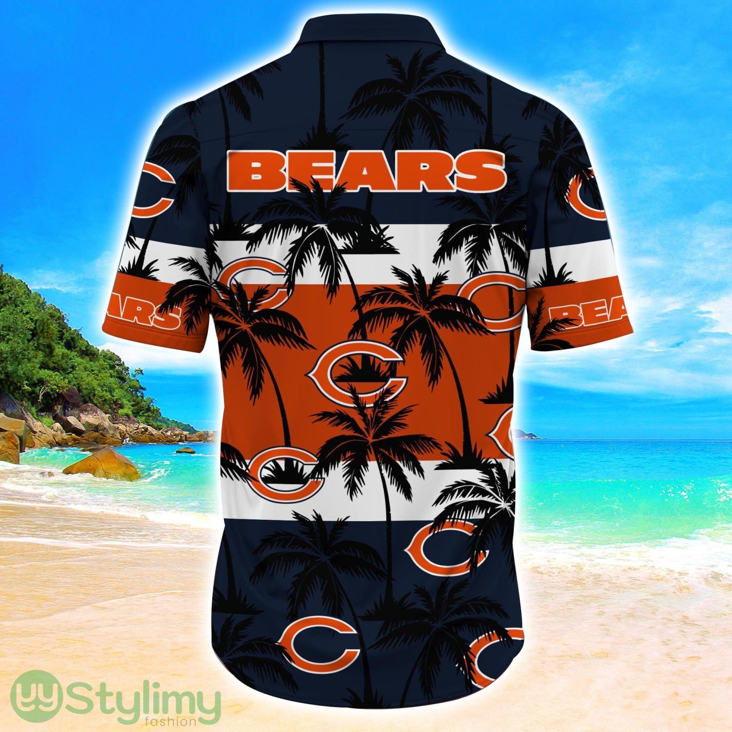 Chicago Bears Tropical Palm Tree Trending Summer Aloha Hawaiian Shirt 3 Chicago Bears Tropical Palm Tree Trending Summer Aloha Hawaiian Shirt Product Photo 3