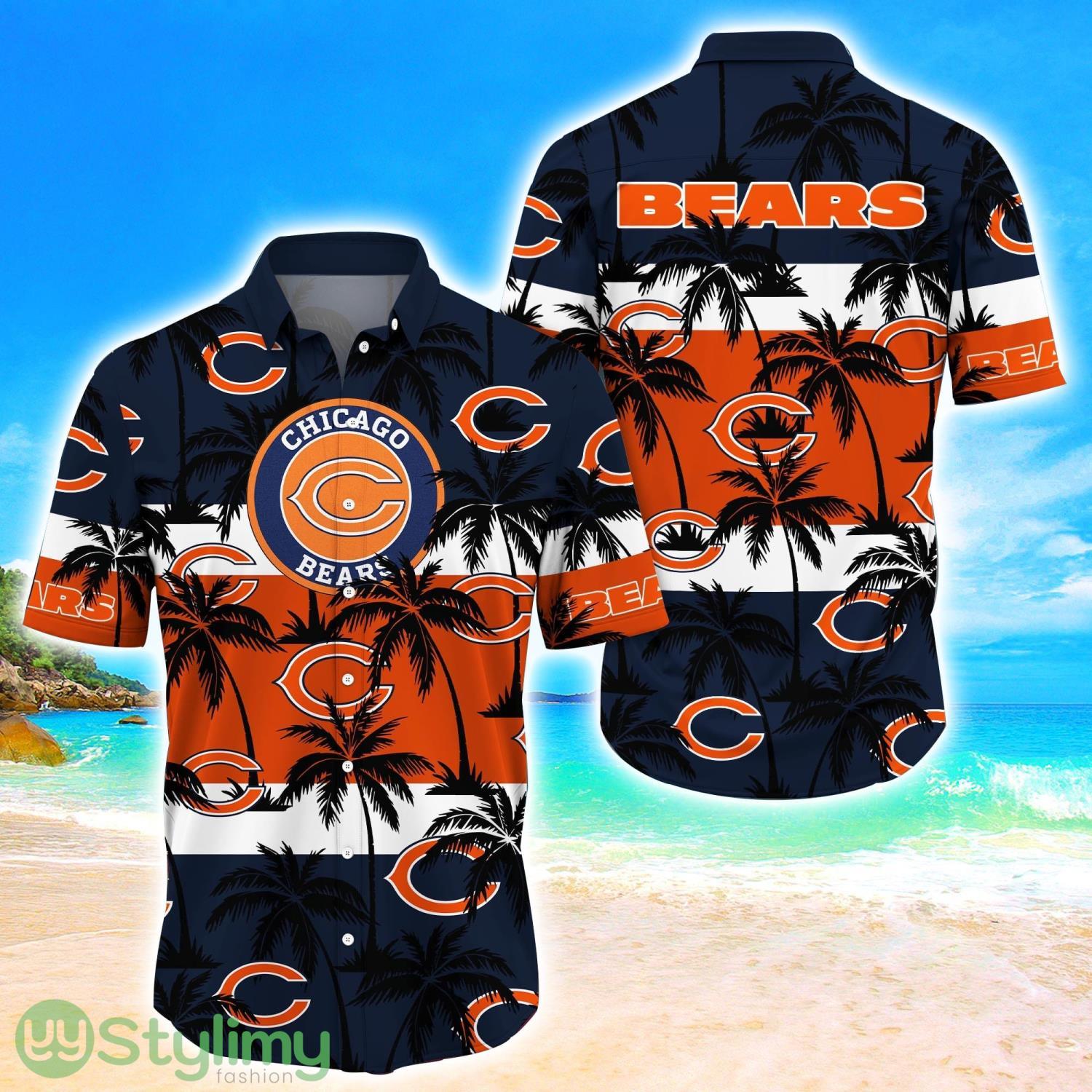 Chicago Bears Tropical Palm Tree Trending Summer Aloha Hawaiian Shirt 4 Chicago Bears Tropical Palm Tree Trending Summer Aloha Hawaiian Shirt Product Photo 1