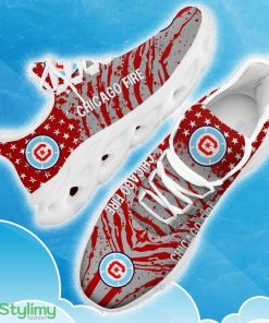 Chicago Fire Red New Chunky Shoes Camo Logo Printed For Men And Women Gift Fans Max Soul Sneakers - Chicago Fire Clunky Sneakers Photo 15