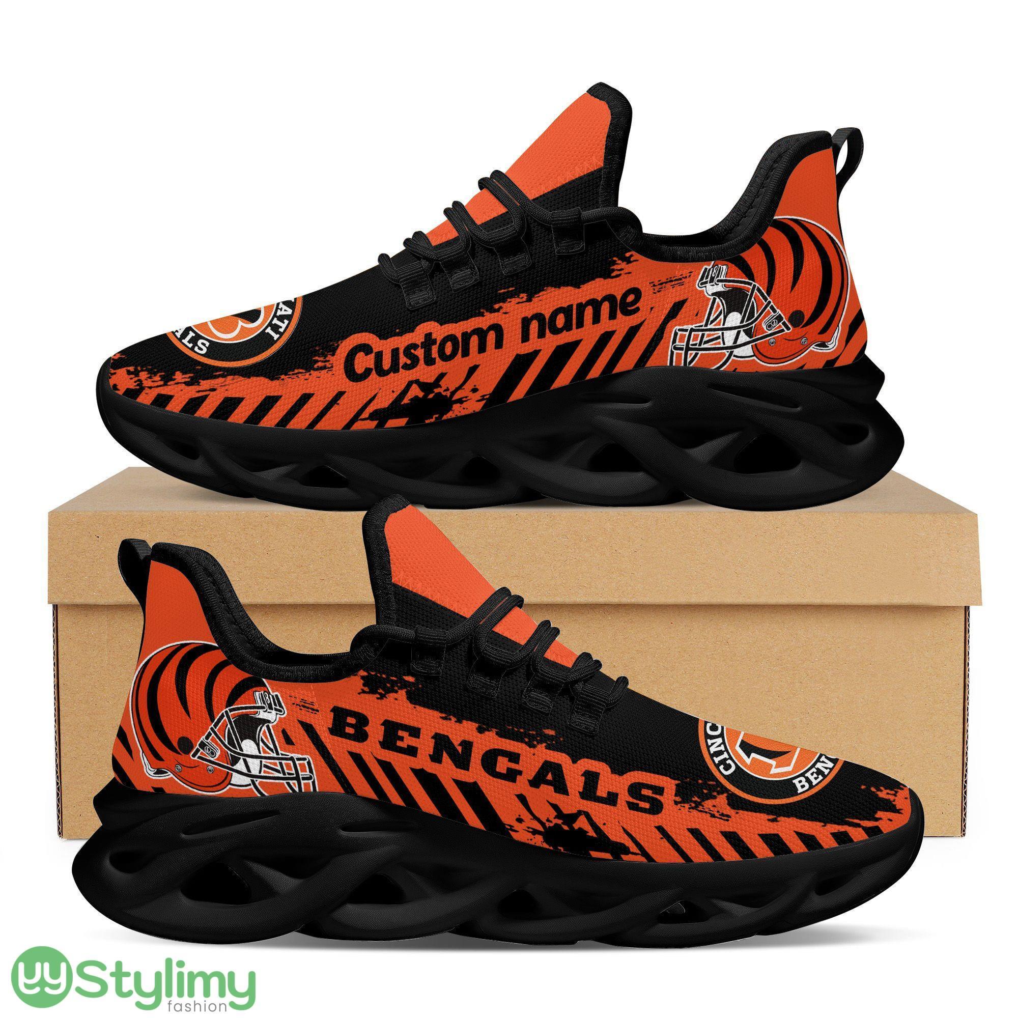 Cincinnati Bengals Americanfootball Team Helmet Custom Name Men And Women Max Soul Sneakers Shoes For Fans 4 Cincinnati Bengals Americanfootball Team Helmet Custom Name Men And Women Max Soul Sneakers Shoes For Fans - Cincinnati Bengals Americanfootball Team Helmet Men And Max Soul Sneakers Shoes_5