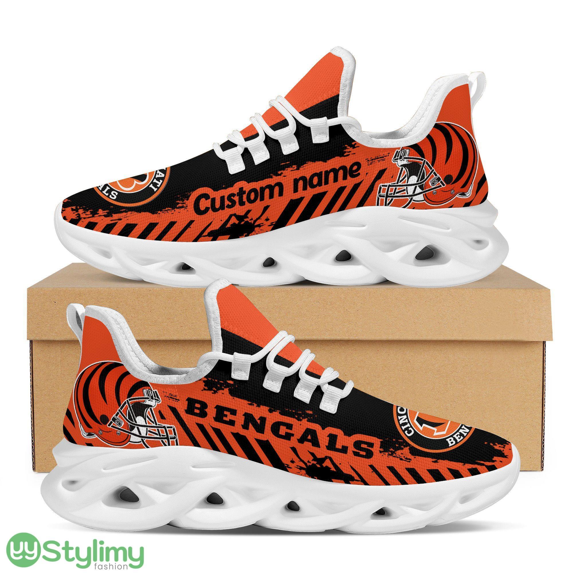 Cincinnati Bengals Americanfootball Team Helmet Custom Name Men And Women Max Soul Sneakers Shoes For Fans 7 Cincinnati Bengals Americanfootball Team Helmet Custom Name Men And Women Max Soul Sneakers Shoes For Fans - Cincinnati Bengals Americanfootball Team Helmet Men And Max Soul Sneakers Shoes_1