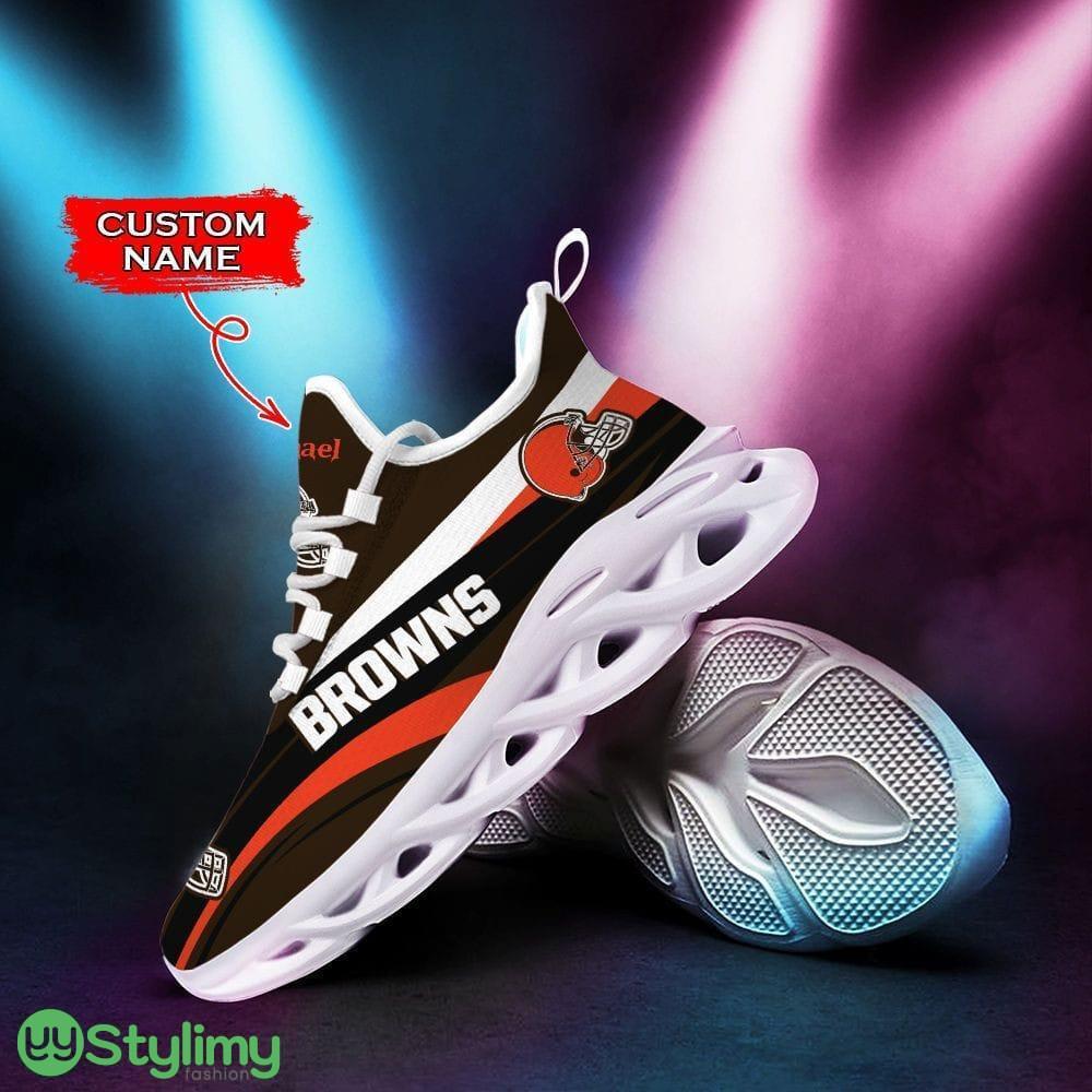 Cleveland Browns Max Soul Shoes Luxury Custom Name 3 Cleveland Browns Max Soul Shoes Luxury Custom Name - Cleveland Browns Max Soul Shoes_4