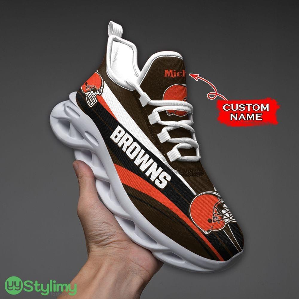 Cleveland Browns Max Soul Shoes Luxury Custom Name 4 Cleveland Browns Max Soul Shoes Luxury Custom Name - Cleveland Browns Max Soul Shoes_5