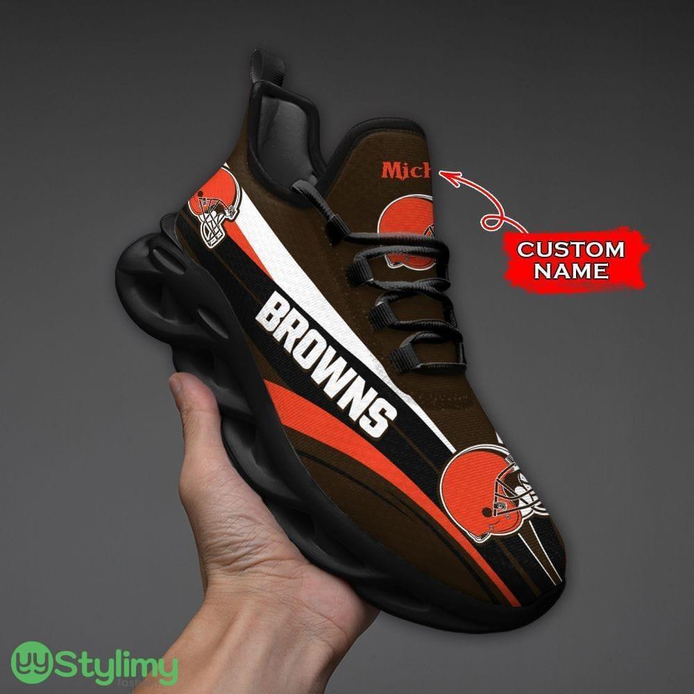 Cleveland Browns Max Soul Shoes Luxury Custom Name 5 Cleveland Browns Max Soul Shoes Luxury Custom Name - Cleveland Browns Max Soul Shoes_8