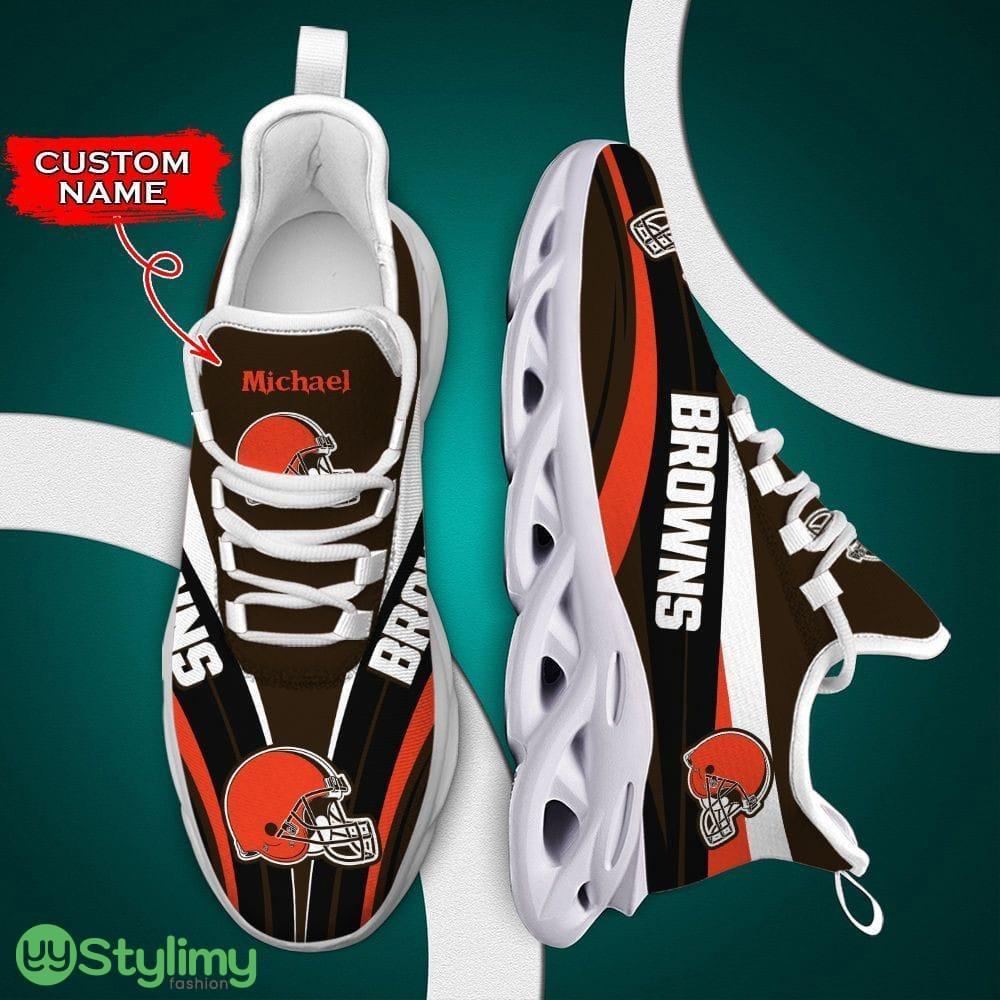 Cleveland Browns Max Soul Shoes Luxury Custom Name 7 Cleveland Browns Max Soul Shoes Luxury Custom Name - Cleveland Browns Max Soul Shoes_1