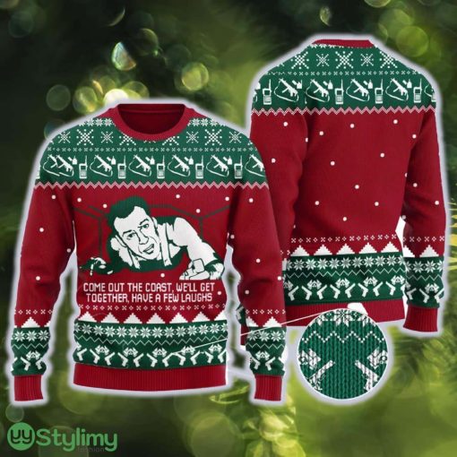 Come Out To The Coast We'll Get Together 80s Character Ugly Christmas Sweater Movie Gift For Men Women - Come Out To The Coast We'll Get Together 80s Character Ugly Christmas Sweater Movie Gift For Men Women