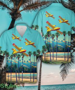 Croatian Air Force CL-415 Super Scooper firefighting aircraft Aloha Short Sleeve 3D Printed Hawaiian Shirt For Men And Women Product Photo 1
