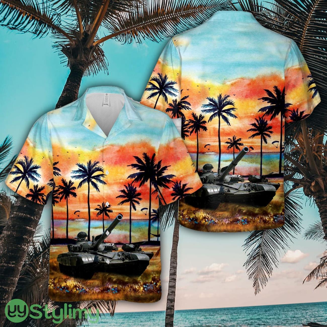 Croatian Army M-84A4 Sniper Main battle tank Aloha Short Sleeve 3D Printed Hawaiian Shirt For Men And Women 2 Croatian Army M-84A4 Sniper Main battle tank Aloha Short Sleeve 3D Printed Hawaiian Shirt For Men And Women Product Photo 1