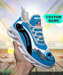 Custom Name Carolina Panthers NFL New Trend Max Soul Shoes Sport Gift For Big Fans Product Photo 1