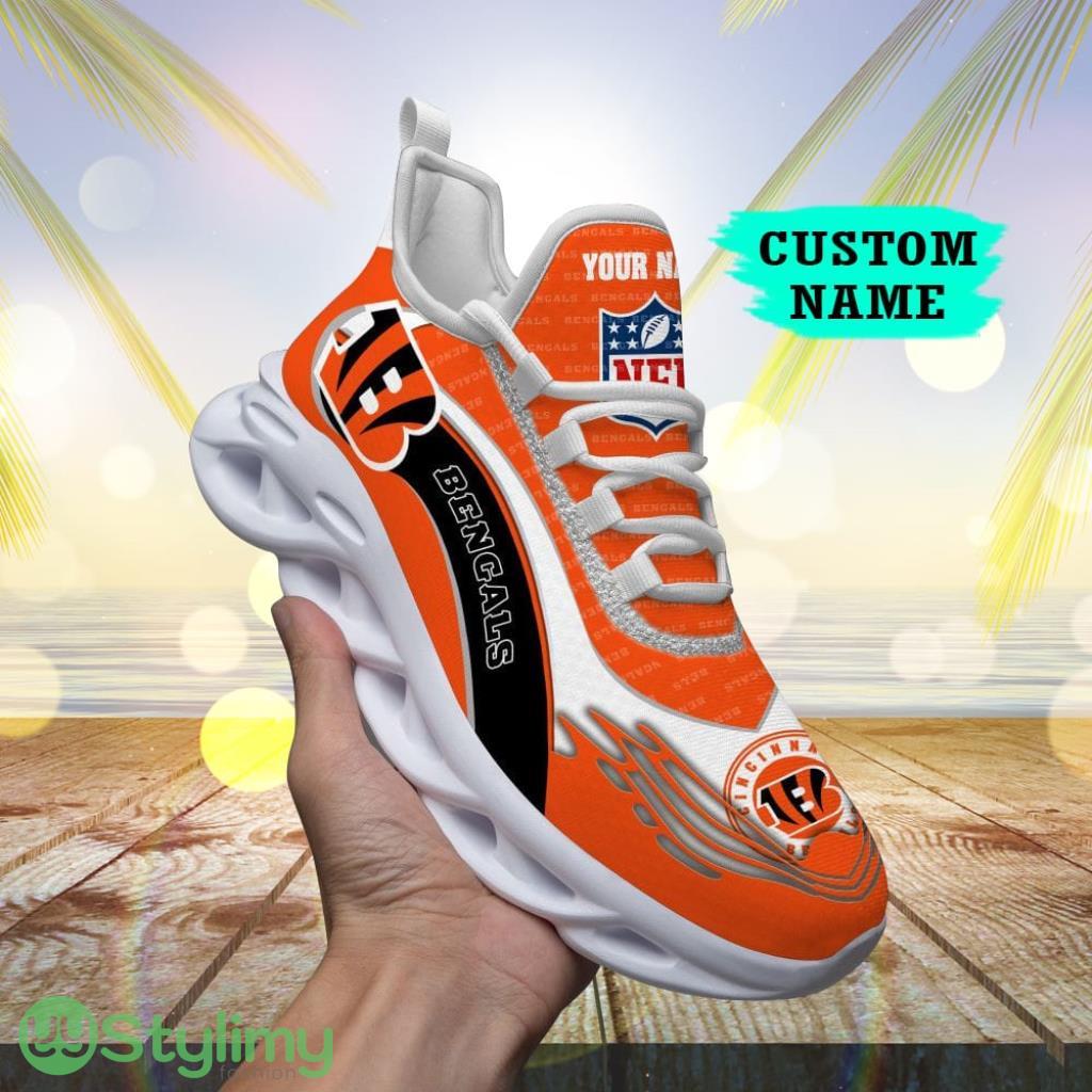 Custom Name Cincinnati Bengals NFL New Trend Max Soul Shoes Sport Gift For Big Fans 3 Custom Name Cincinnati Bengals NFL New Trend Max Soul Shoes Sport Gift For Big Fans Product Photo 1
