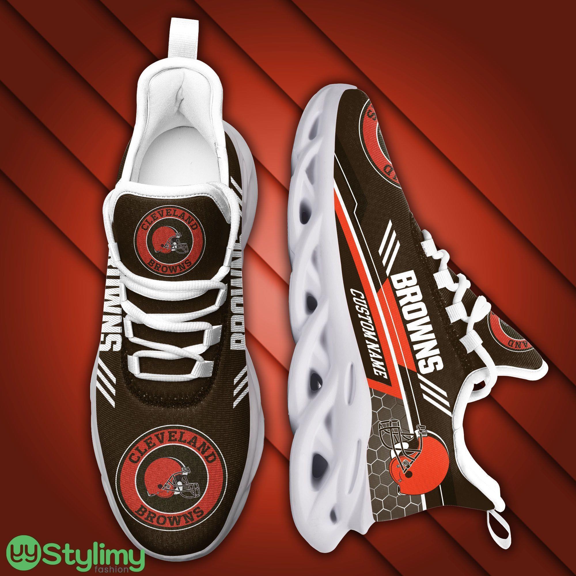 Custom Name Cleveland Browns Custom Max Soul Sneakers For Men Women Football Fanfootball Fan 2 Custom Name Cleveland Browns Custom Max Soul Sneakers For Men Women Football Fanfootball Fan - Cleveland Browns Custom Max Soul Sneakers Running Sports Shoes_2