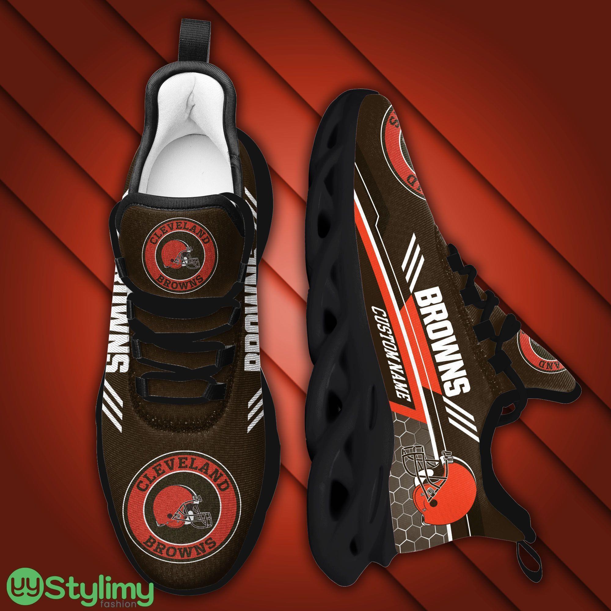 Custom Name Cleveland Browns Custom Max Soul Sneakers For Men Women Football Fanfootball Fan 3 Custom Name Cleveland Browns Custom Max Soul Sneakers For Men Women Football Fanfootball Fan - Cleveland Browns Custom Max Soul Sneakers Running Sports Shoes_4
