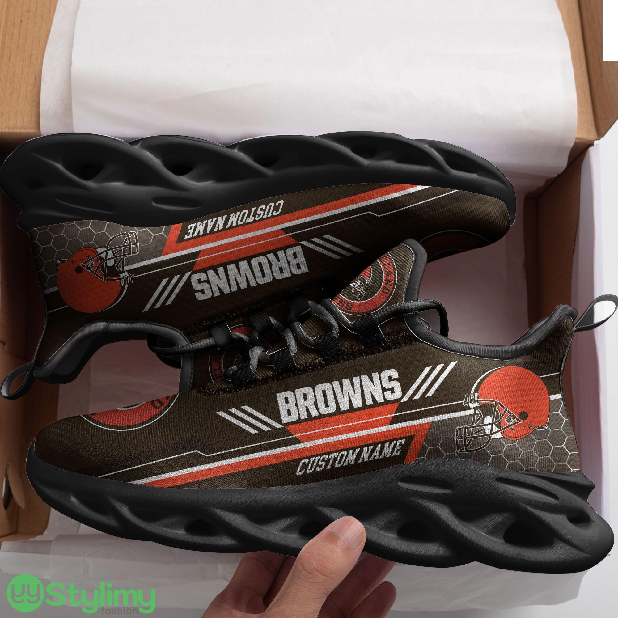 Custom Name Cleveland Browns Custom Max Soul Sneakers For Men Women Football Fanfootball Fan 4 Custom Name Cleveland Browns Custom Max Soul Sneakers For Men Women Football Fanfootball Fan - Cleveland Browns Custom Max Soul Sneakers Running Sports Shoes_5