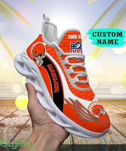 Custom Name Cleveland Browns NFL New Trend Max Soul Shoes Sport Gift For Big Fans Product Photo 1