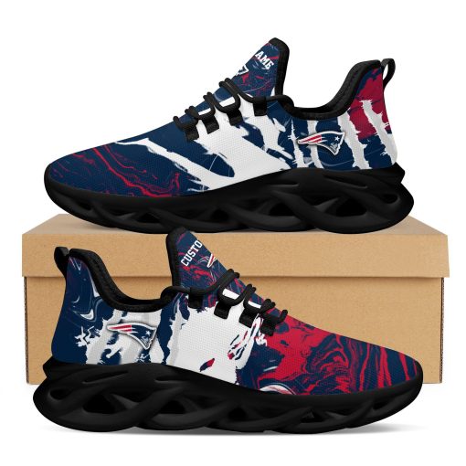Custom Name New England Patriotsamerican Football Team Trending Max Soul Clunky Sneaker Shoes For Men Women - 291223-154706