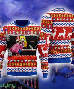 Cute Mushrooms 3D All Over Printed Princess Character Ugly Christmas Sweater Gift For Men Women - Cute Mushrooms 3D All Over Printed Princess Character Ugly Christmas Sweater Gift For Men Women