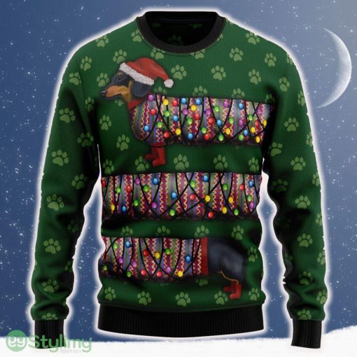 Dachshund Ugly Christmas Sweater 2023 Trending Trendy For Fans Gift - Dachshund Ugly Christmas Sweate 1