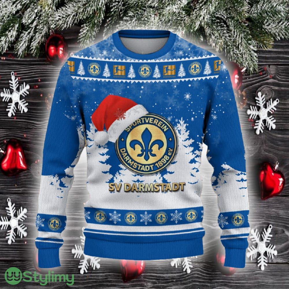 Darmstadt 98 Ugly Christmas Sweater Santa Hat Logo Trending Christmas Gift For Fans 4 Darmstadt 98 Ugly Christmas Sweater Santa Hat Logo Trending Christmas Gift For Fans - Darmstadt 98 Ugly Christmas Sweater_2