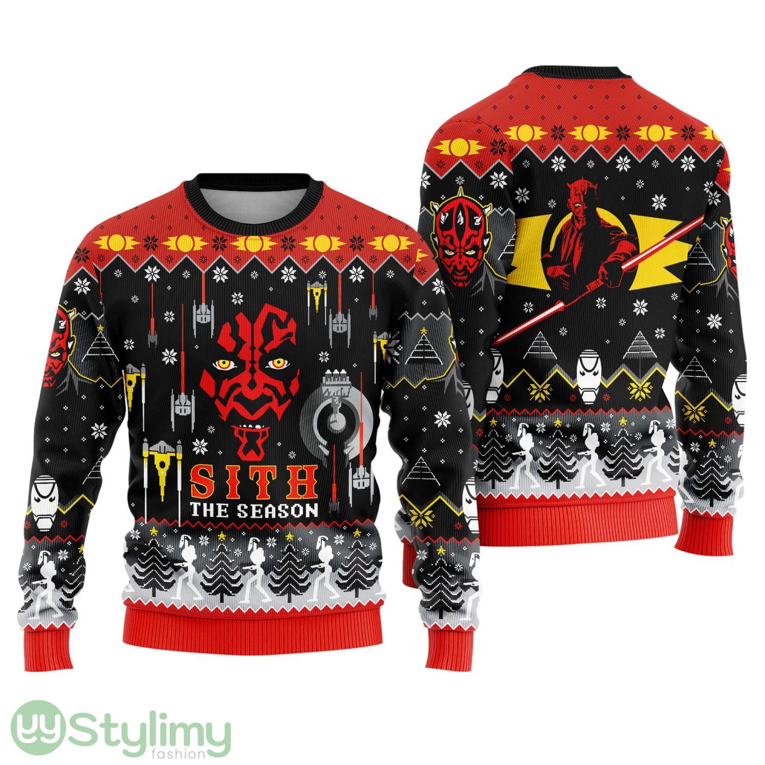 Darth Maul Sith The Season Ugly Christmas Sweater Darth Vader Darth Maul Xmas Christmas Gift 2 Darth Maul Sith The Season Ugly Christmas Sweater Darth Vader Darth Maul Xmas Christmas Gift Product Photo 1