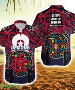 Demons Australian Football Hawaiian Shirt Naidoc Week 2022 Product Photo 1