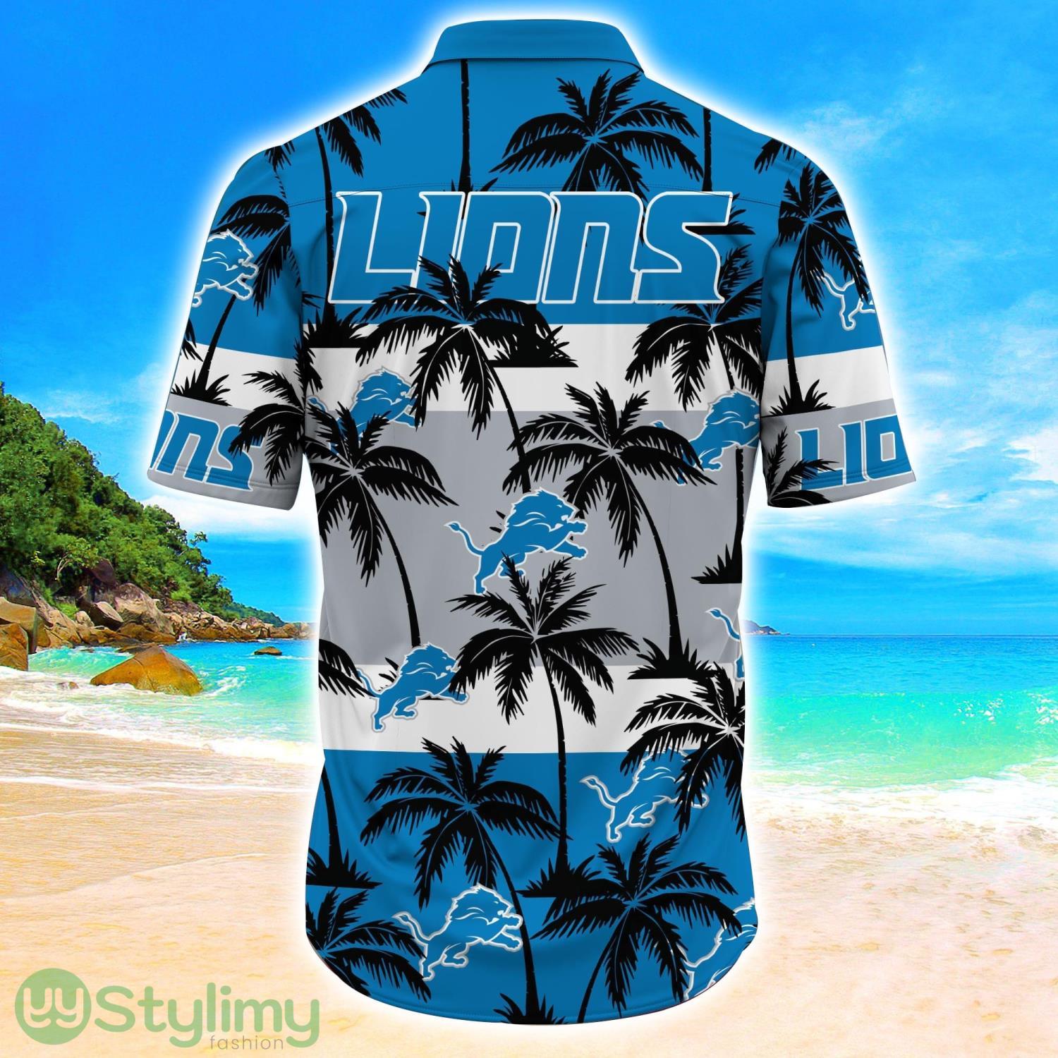 Detroit Lions Tropical Palm Tree Trending Summer Aloha Hawaiian Shirt 3 Detroit Lions Tropical Palm Tree Trending Summer Aloha Hawaiian Shirt Product Photo 3