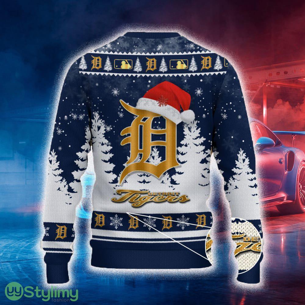 Detroit Tigers Ugly Christmas Sweater Tree Santa Hat Car For Fans Gift Familys Holidays 2 Detroit Tigers Ugly Christmas Sweater Tree Santa Hat Car For Fans Gift Familys Holidays - Detroit Tigers Ugly Christmas Sweater_3