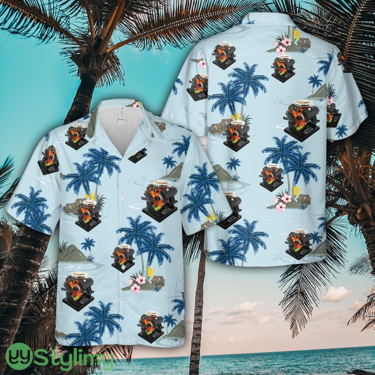Dodge 426 HEMI V-8 Engine 3D Hawaiian Shirt Summer Time Holiday Gift For Men And Women 2 Dodge 426 HEMI V-8 Engine 3D Hawaiian Shirt Summer Time Holiday Gift For Men And Women Product Photo 1