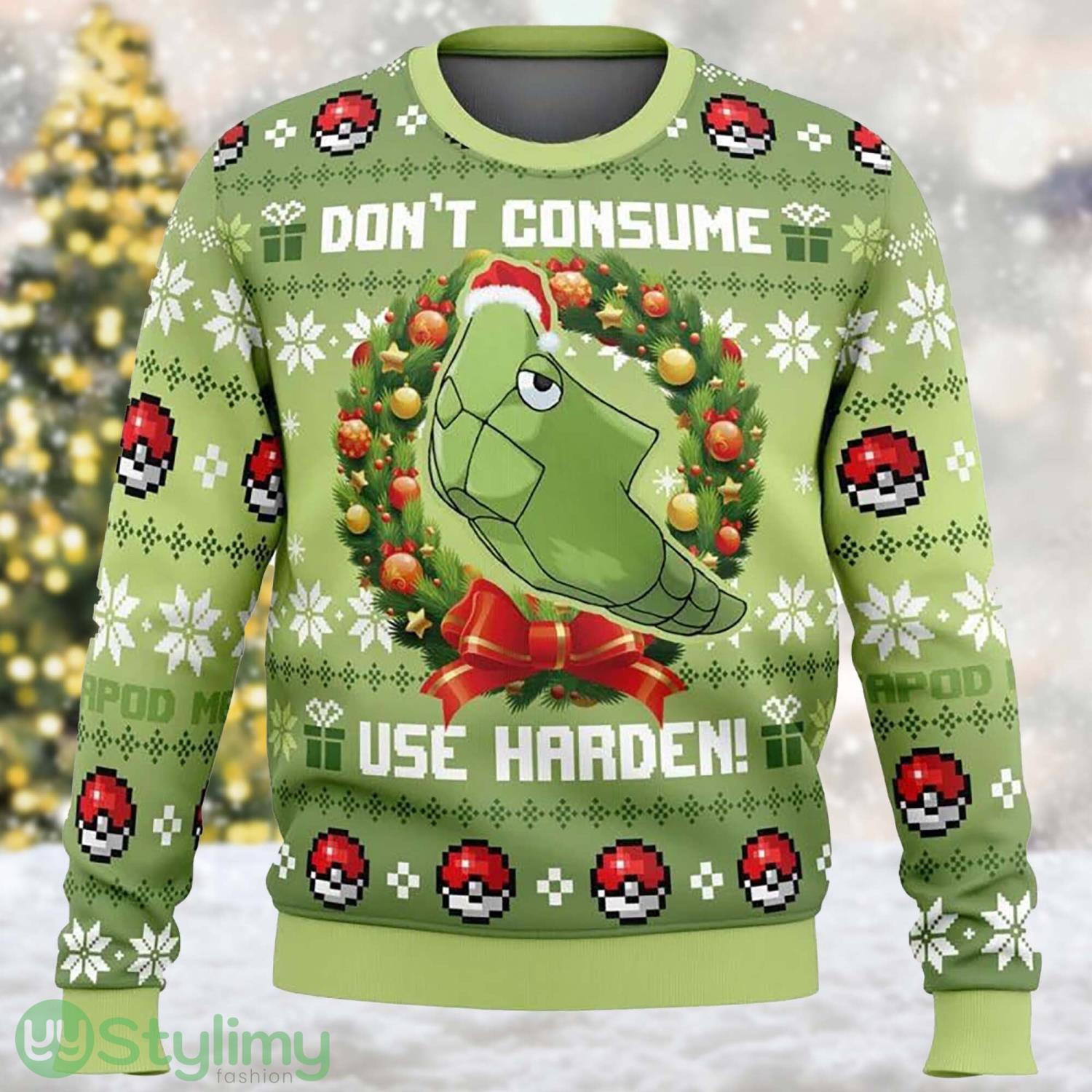 Don't Consume Use Harden 3D Ugly Christmas Sweater Christmas Gift For Men Women 2 dont consume use harden 3d ugly christmas sweater christmas gift for men women
