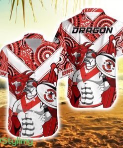 Dragons Rugby Aboriginal St. George Illawarra Hawaiian Shirt Lt2 Product Photo 1