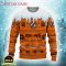 Dundee United FC Logo Ugly Christmas Sweater New Gift For Men And Women Custom Name - Dundee United FC Ugly Christmas Sweater Photo 3