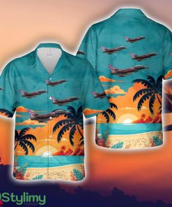 Eurofighter Typhoon FGR4 Jet Fighter ZJ914 No 29 Squadron RAF Aloha Short Sleeve 3D Printed Hawaiian Shirt For Men And Women Product Photo 1
