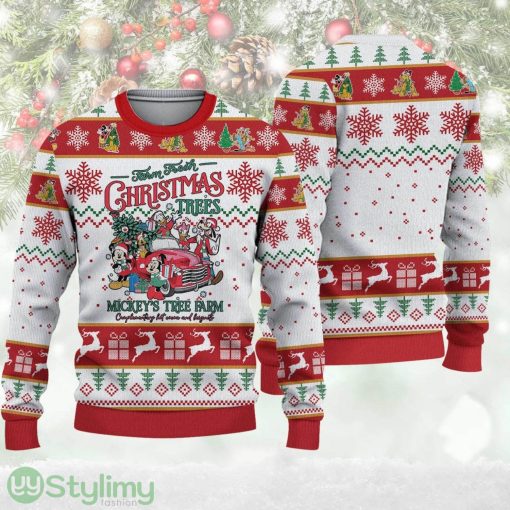 Farm Fresh Christmas Tree 3D All Over Ugly Christmas Sweater Christmas Gift For Men Women