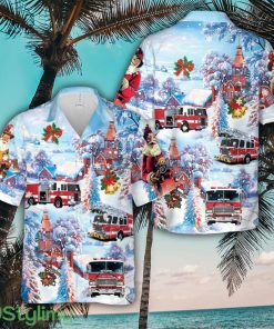 Firefighter Fire Truck Christmas 3D Hawaiian Shirt Summer Time Holiday Gift For Men And Women Product Photo 1