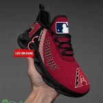 For Fans MLB Arizona Diamondbacks Personalized Name Max Soul Sneakers Product Photo 3
