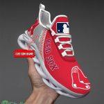 For Fans MLB Boston Red Sox Personalized Name Max Soul Sneakers Product Photo 3