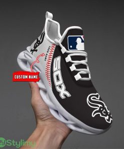 For Fans MLB Chicago White Sox Personalized Name Max Soul Sneakers Product Photo 1