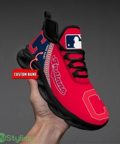 For Fans MLB Cleveland Indians Personalized Name Max Soul Sneakers Product Photo 1