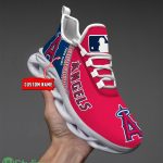 For Fans MLB Los Angeles Angels Personalized Name Max Soul Sneakers Product Photo 3