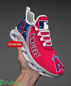 For Fans MLB Los Angeles Angels Personalized Name Max Soul Sneakers Product Photo 1