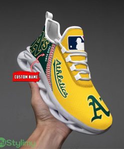 For Fans MLB Oakland Athletics Personalized Name Max Soul Sneakers Product Photo 1