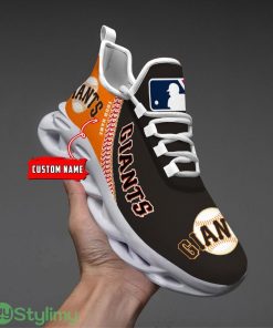 For Fans MLB San Francisco Giants Personalized Name Max Soul Sneakers Product Photo 1