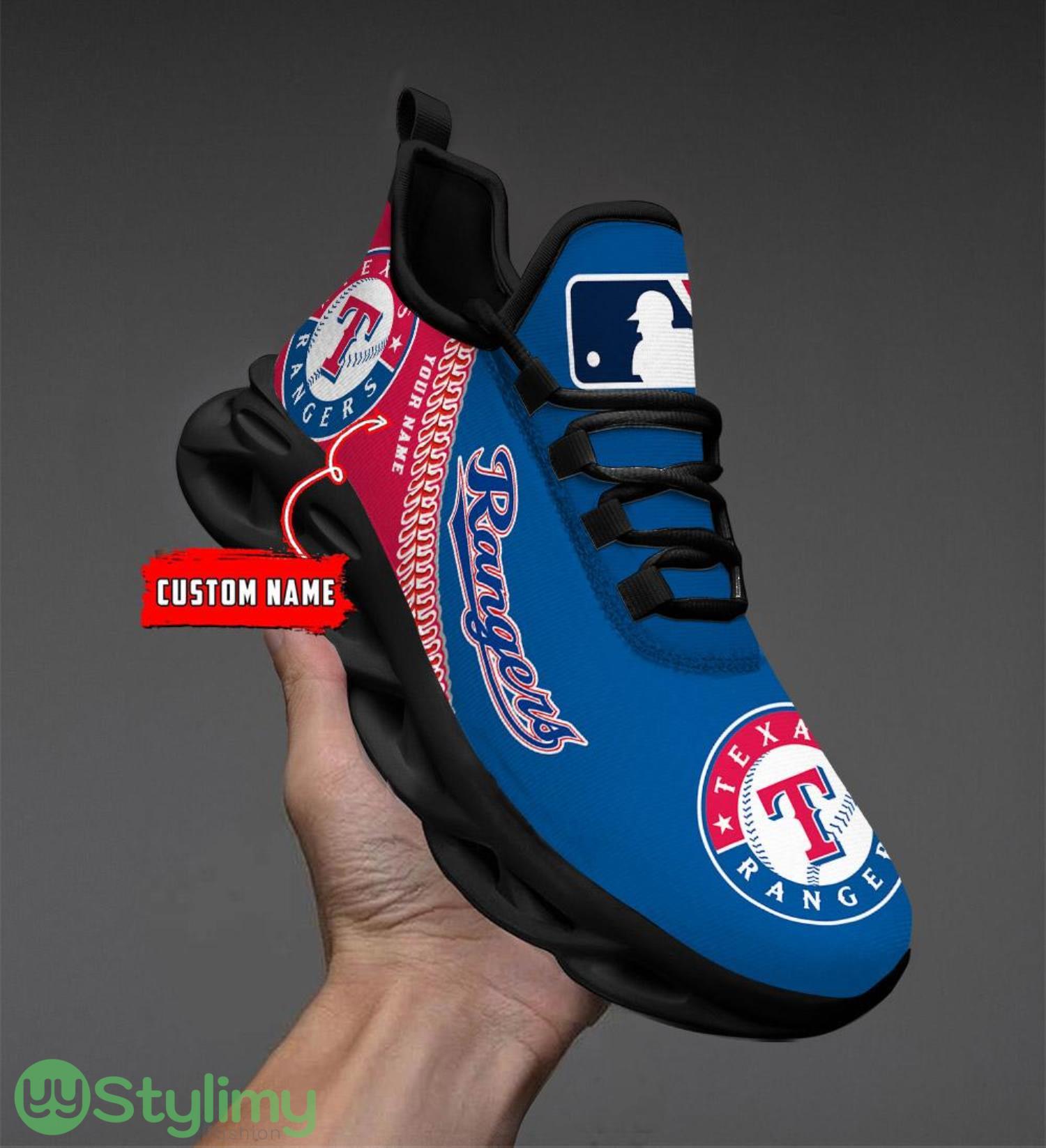 For Fans MLB Texas Rangers Personalized Name Max Soul Sneakers 2 For Fans MLB Texas Rangers Personalized Name Max Soul Sneakers Product Photo 2