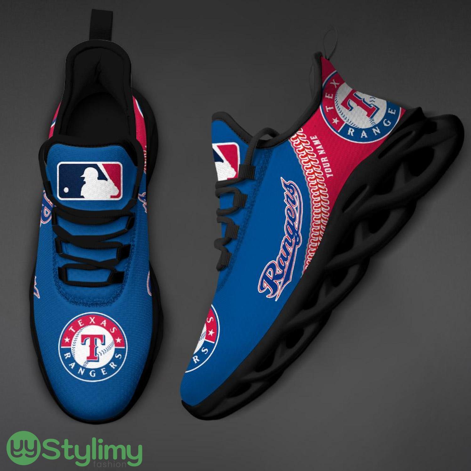 For Fans MLB Texas Rangers Personalized Name Max Soul Sneakers 3 For Fans MLB Texas Rangers Personalized Name Max Soul Sneakers Product Photo 3