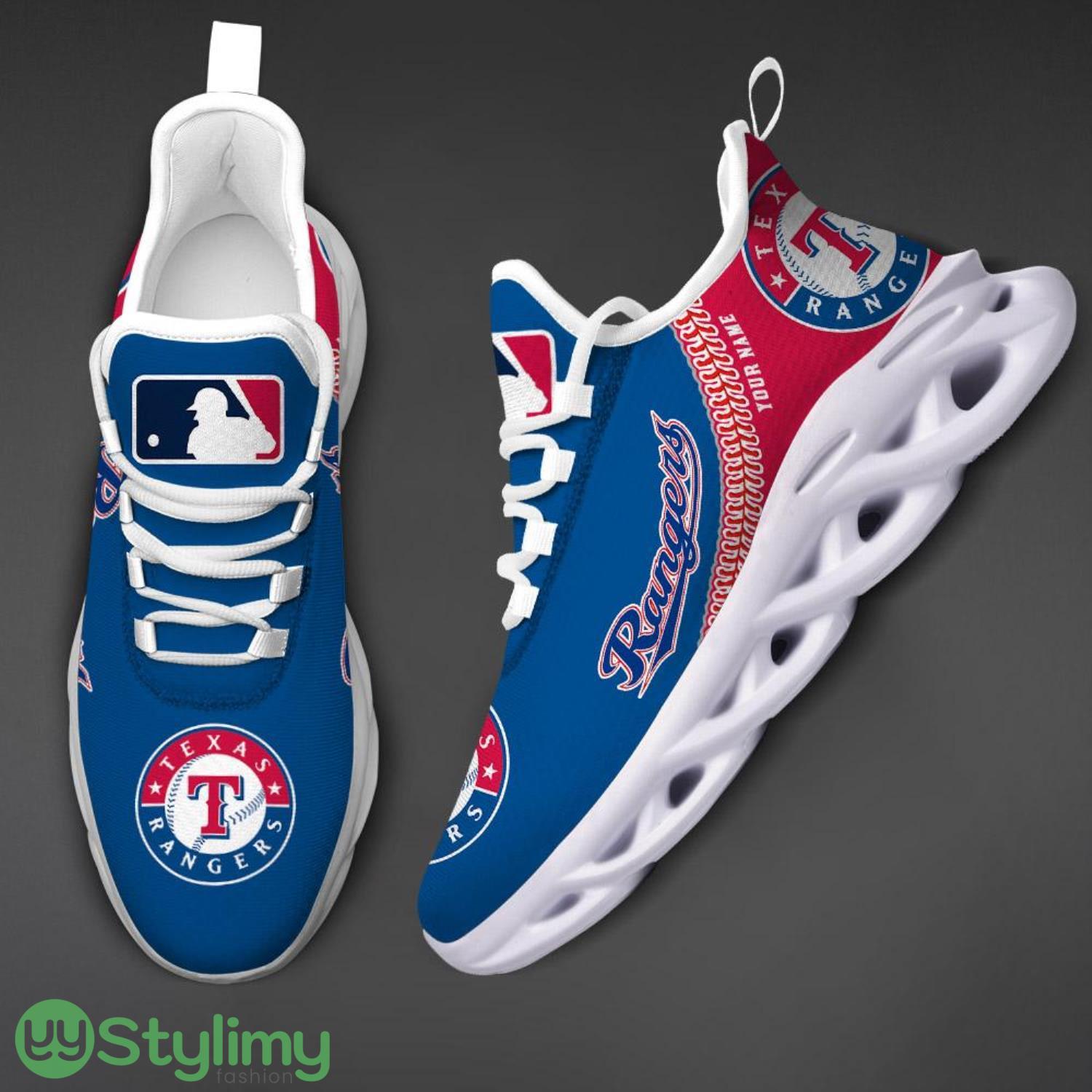 For Fans MLB Texas Rangers Personalized Name Max Soul Sneakers 4 For Fans MLB Texas Rangers Personalized Name Max Soul Sneakers Product Photo 4