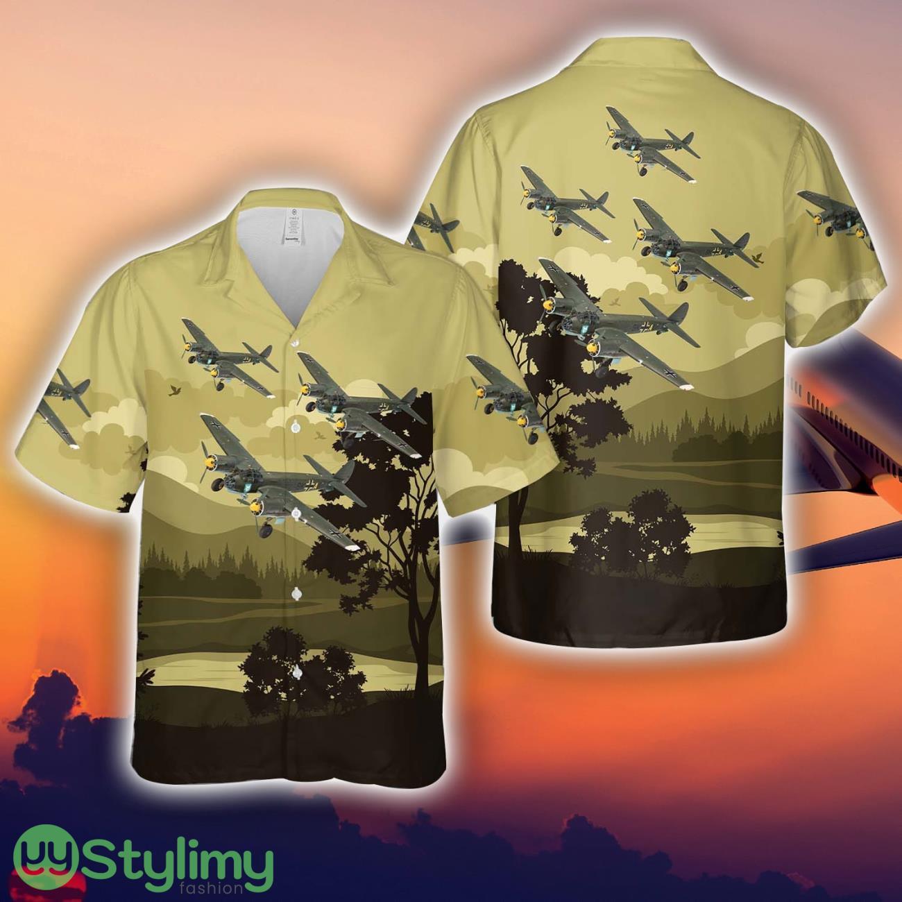 German Battle of Britain Junkers Ju88 A-1 3D Hawaiian Shirt Summer Time Holiday Gift For Men And Women 2 German Battle of Britain Junkers Ju88 A-1 3D Hawaiian Shirt Summer Time Holiday Gift For Men And Women Product Photo 1