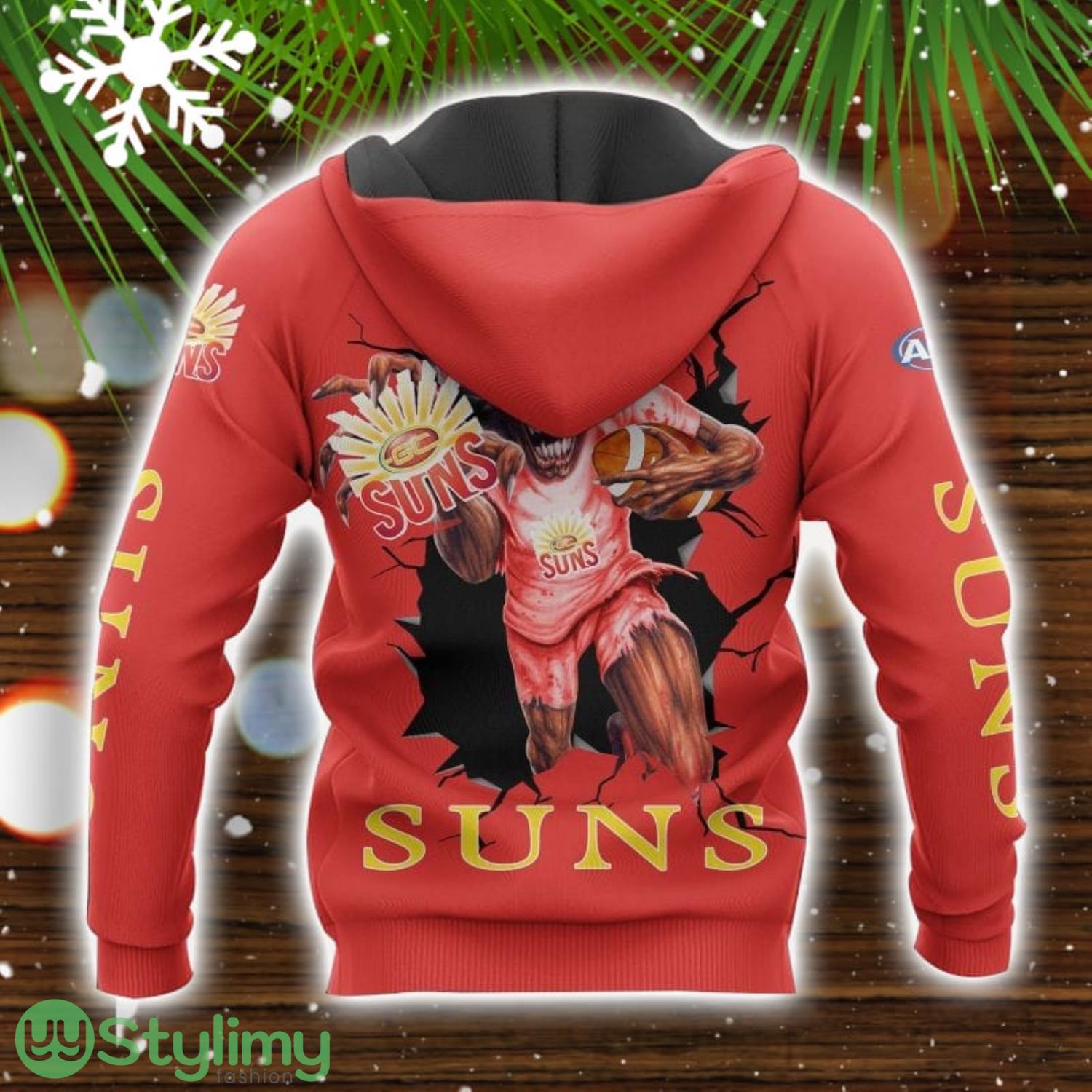 Gold Coast Suns All Printed 3D Hoodie Best Gift For Fans Limited Hoodie 2 Gold Coast Suns All Printed 3D Hoodie Best Gift For Fans Limited Hoodie Product Photo 2