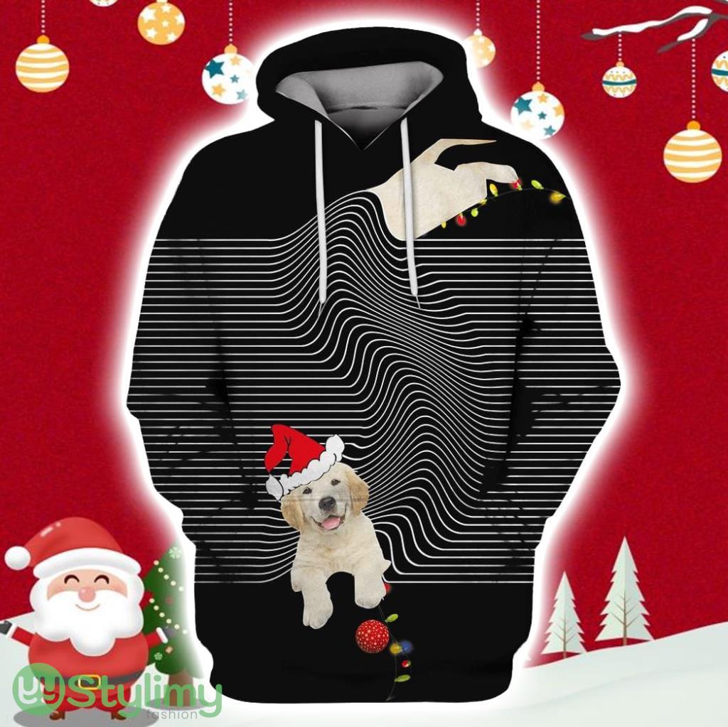 Golden Retriever Merry Christmas Custom Hoodie 3D All Over Print 5 Golden Retriever Merry Christmas Custom Hoodie 3D All Over Print Product Photo 1