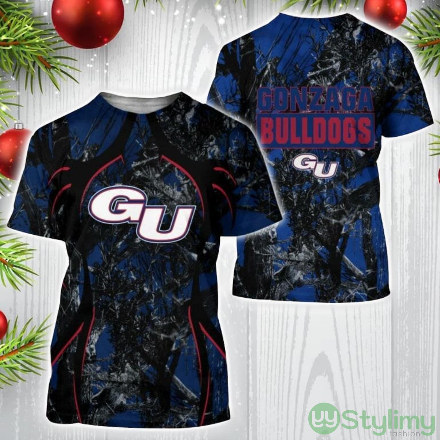 Gonzaga Bulldogs 3D T-Shirt Camo Hunting Perfect Gift For Fans 1 Gonzaga Bulldogs 3D T-Shirt Camo Hunting Perfect Gift For Fans Product Photo 1