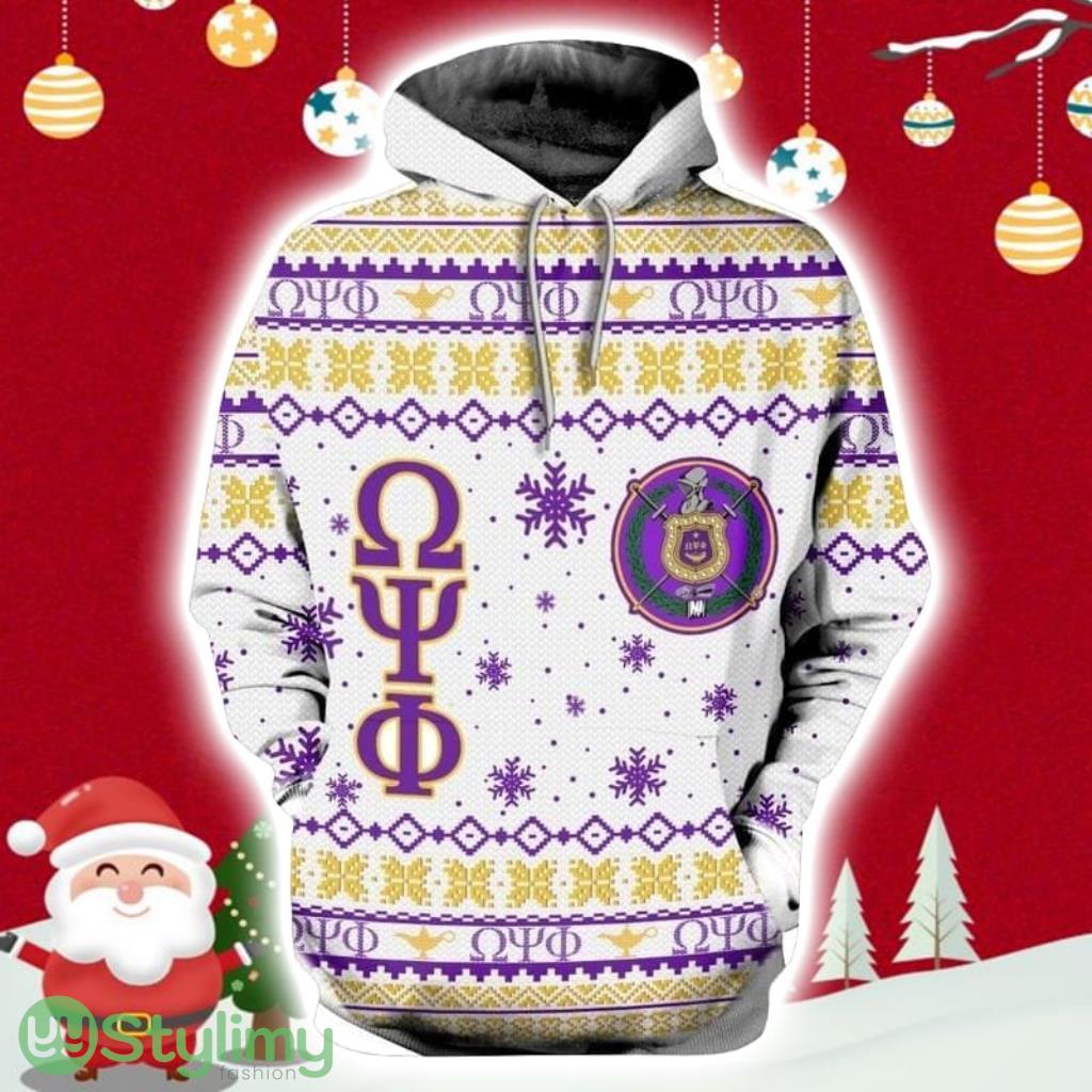Greek Life Christmas Omega Psi Phi Fraternity Hoodie 3D All Over Print 6 Greek Life Christmas Omega Psi Phi Fraternity Hoodie 3D All Over Print Product Photo 1